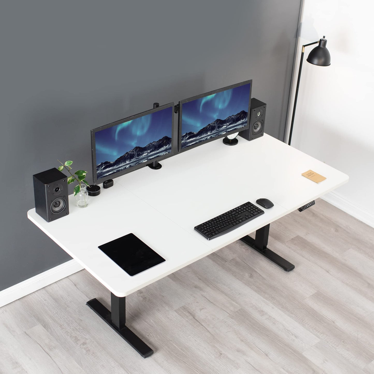 VIVO Universal 71 x 36 inch Table Top for Standard and Sit to Stand Height Adjustable Home and Office Desk Frames, White Extra-Wide Desktop, DESK-TOP72-36W