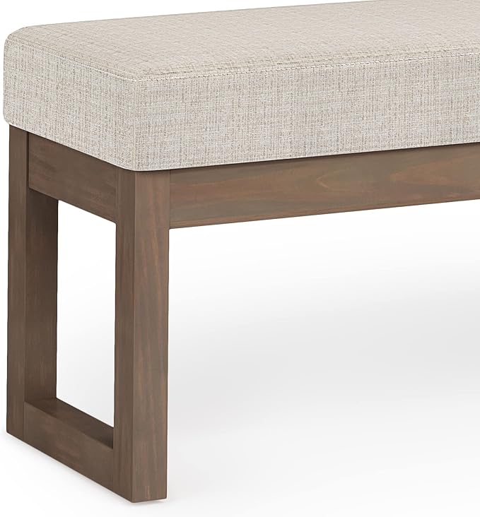 SIMPLIHOME Milltown Large Ottoman Bench