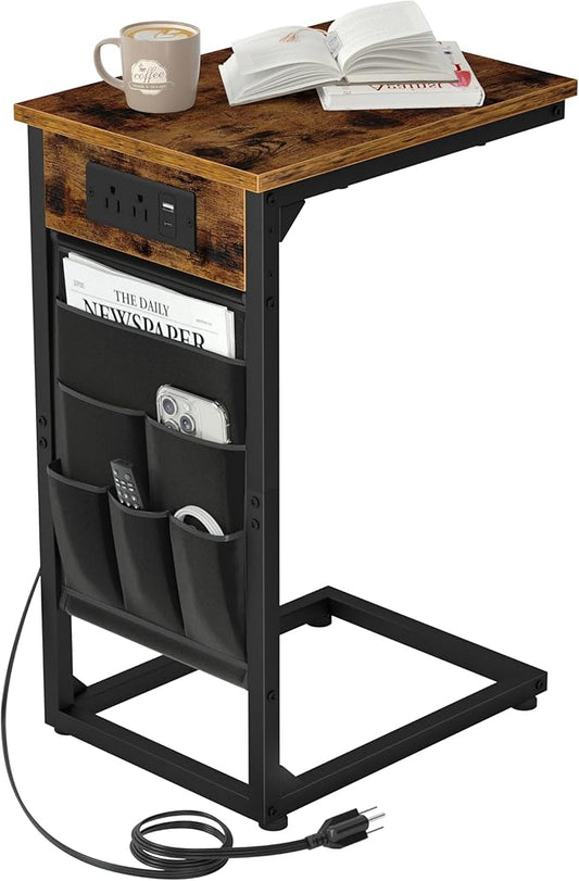 AMHANCIBLE C Shaped End Table