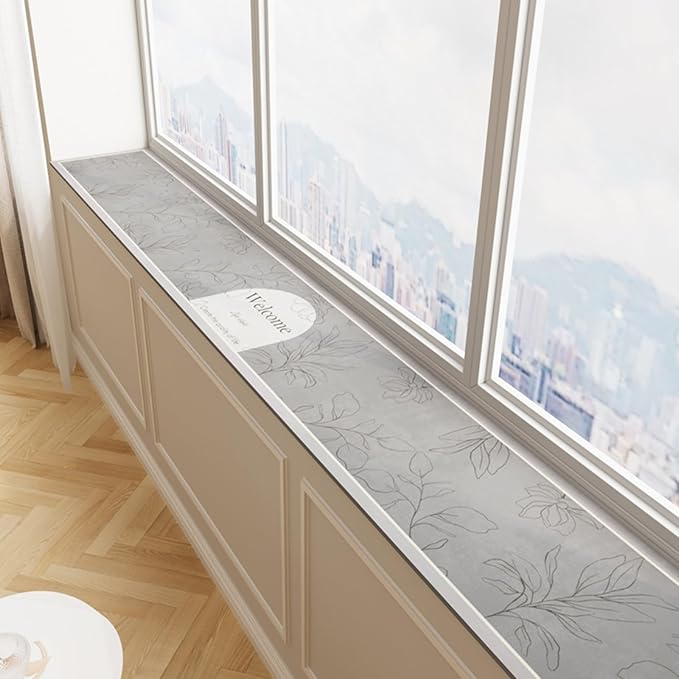 Floral Print Window Sill Cushion – Ultra-Narrow Waterproof Pad