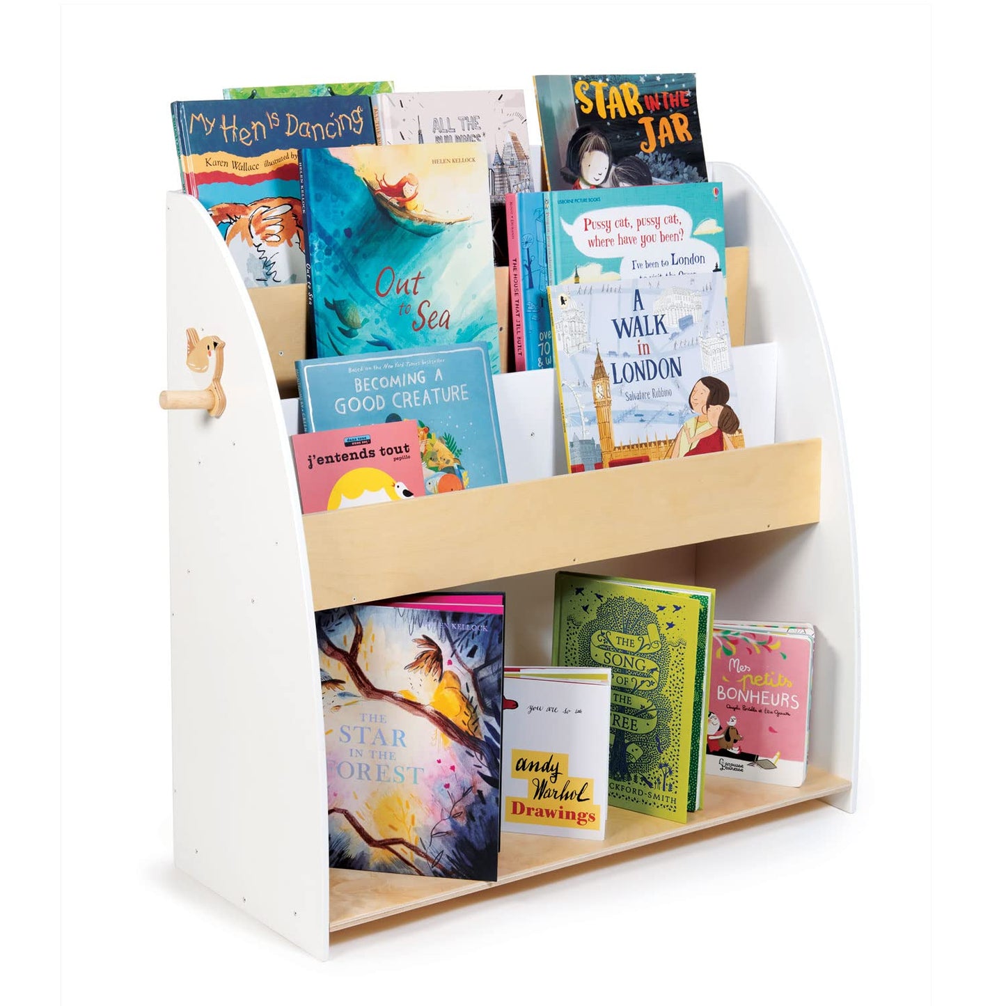 Tender Leaf Toys - Forest Bookcase - Sturdy and Practical Bookcase and Storage Unit - Beautiful Gender-Neutral Playroom/Bedroom Organisation, Promotes Reading and Early Learning - Age 3+