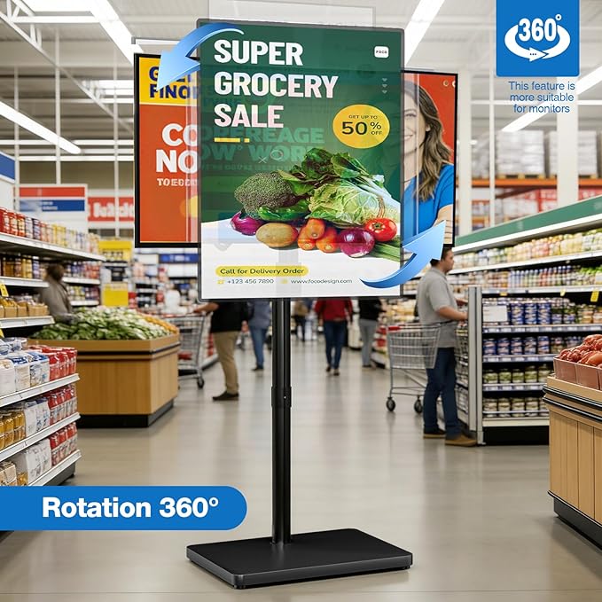 Swivel/Tilt Universal Floor TV Stand