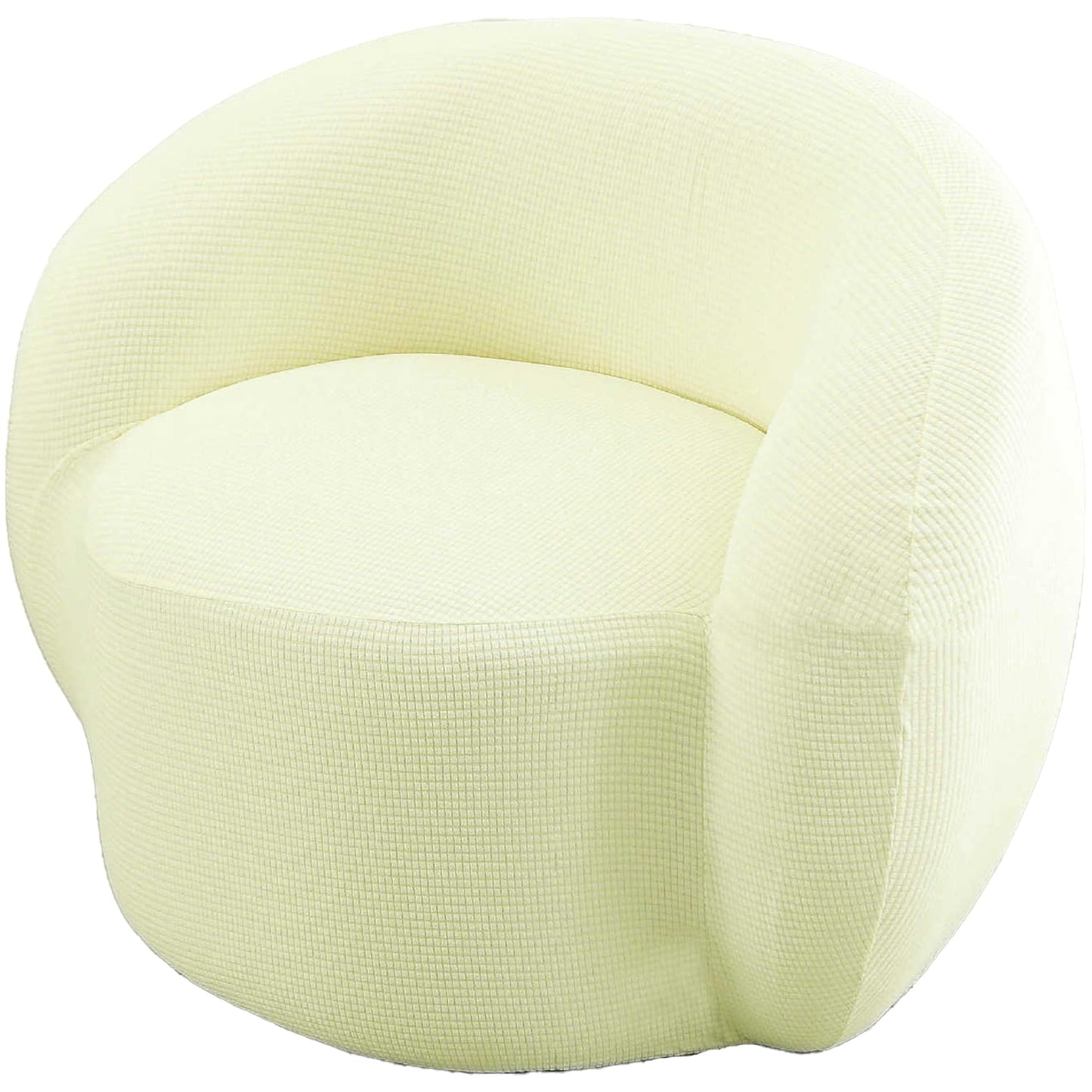 STARINGIRL Stretch Swivel Barrel Chair Sofa Cover Slipcovers Mid Century Modern Accent Chair Modern Curved Cover for Home Hotel Office Cafe Furniture Protector
