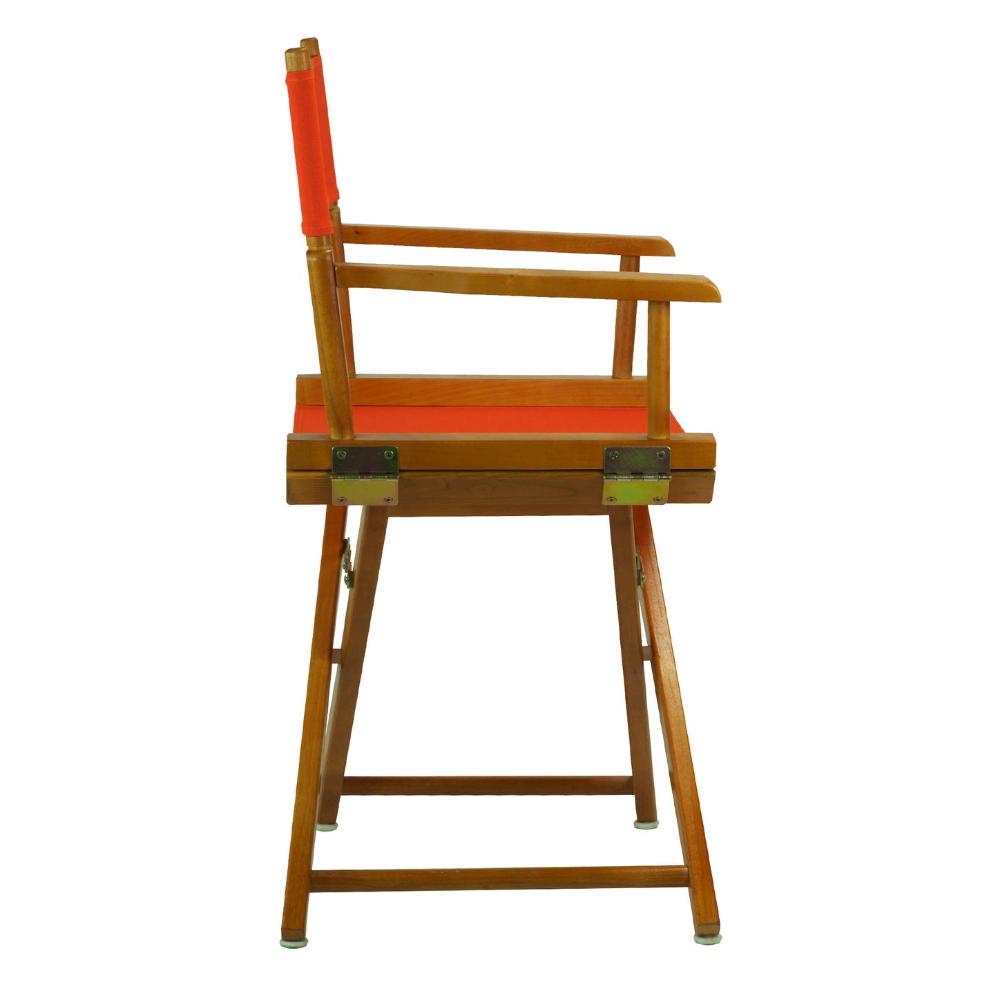 Casual Home 18" Director's Chair Honey Oak Frame with Orange Canvas