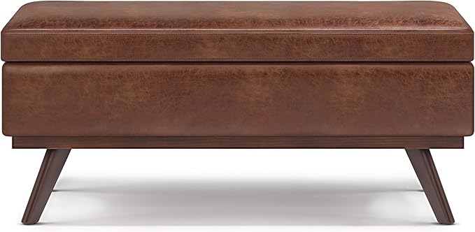 SIMPLIHOME Owen Lift Top Coffee Table Storage Ottoman