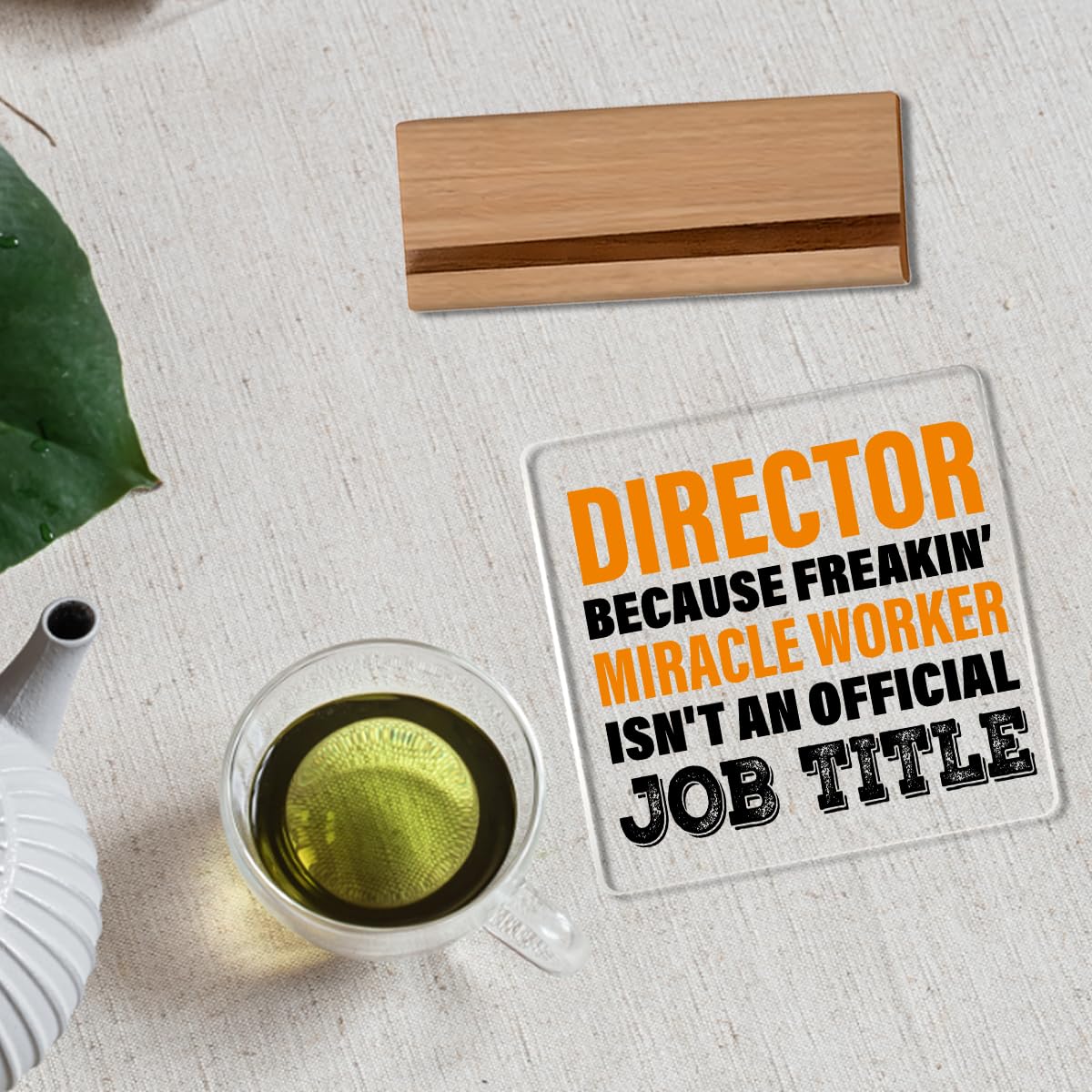 Director Gifts for Women Men Thank You Appreciation Birthday Chirstmas Gifts for Movie Maker Director Clear Acrylic Decor Sign for Home Office Desk Table Shelf 4X4 Inch Acrylic1707