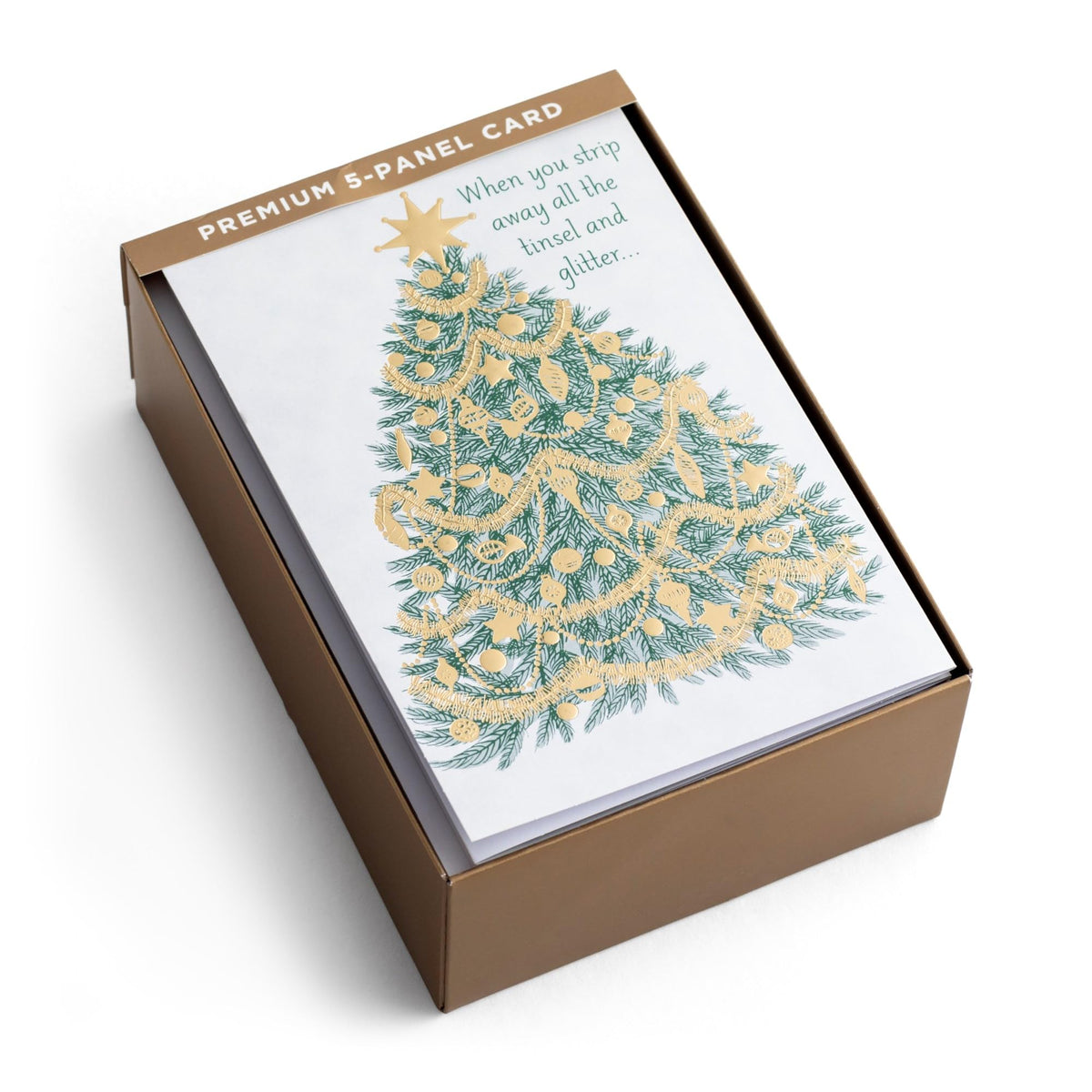 Dayspring Tree to Cross - 18 Premium Christmas Greeting Cards - Special Edition, Multi, 4 3/4" x 6 7/8"
