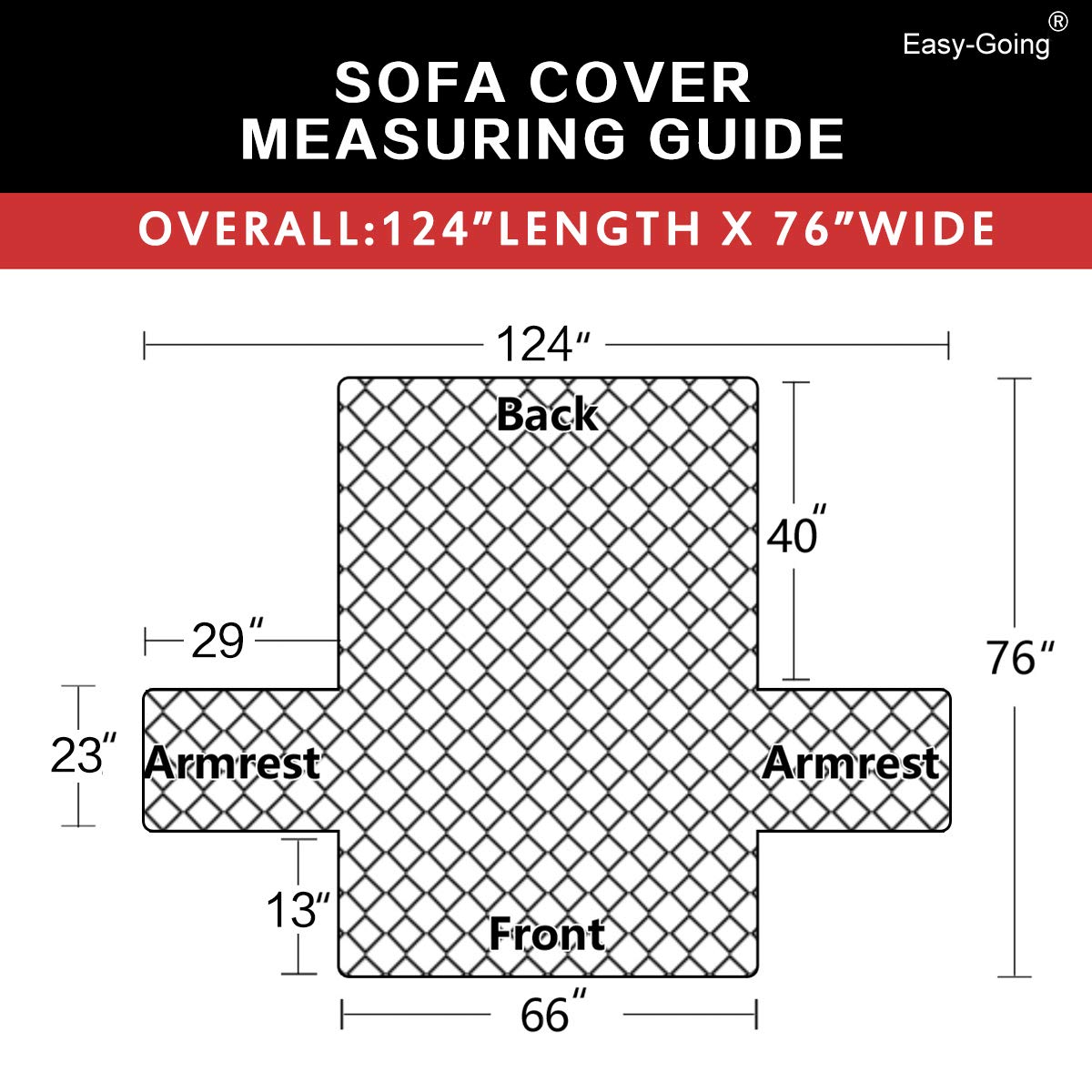 Easy-Going Reversible Couch Cover for 3 Cushion Couch Sofa Cover for Dogs Water Resistant Furniture Protector Cover with Foam Sticks Elastic Straps for Pet Cat (Sofa, Black/Beige)