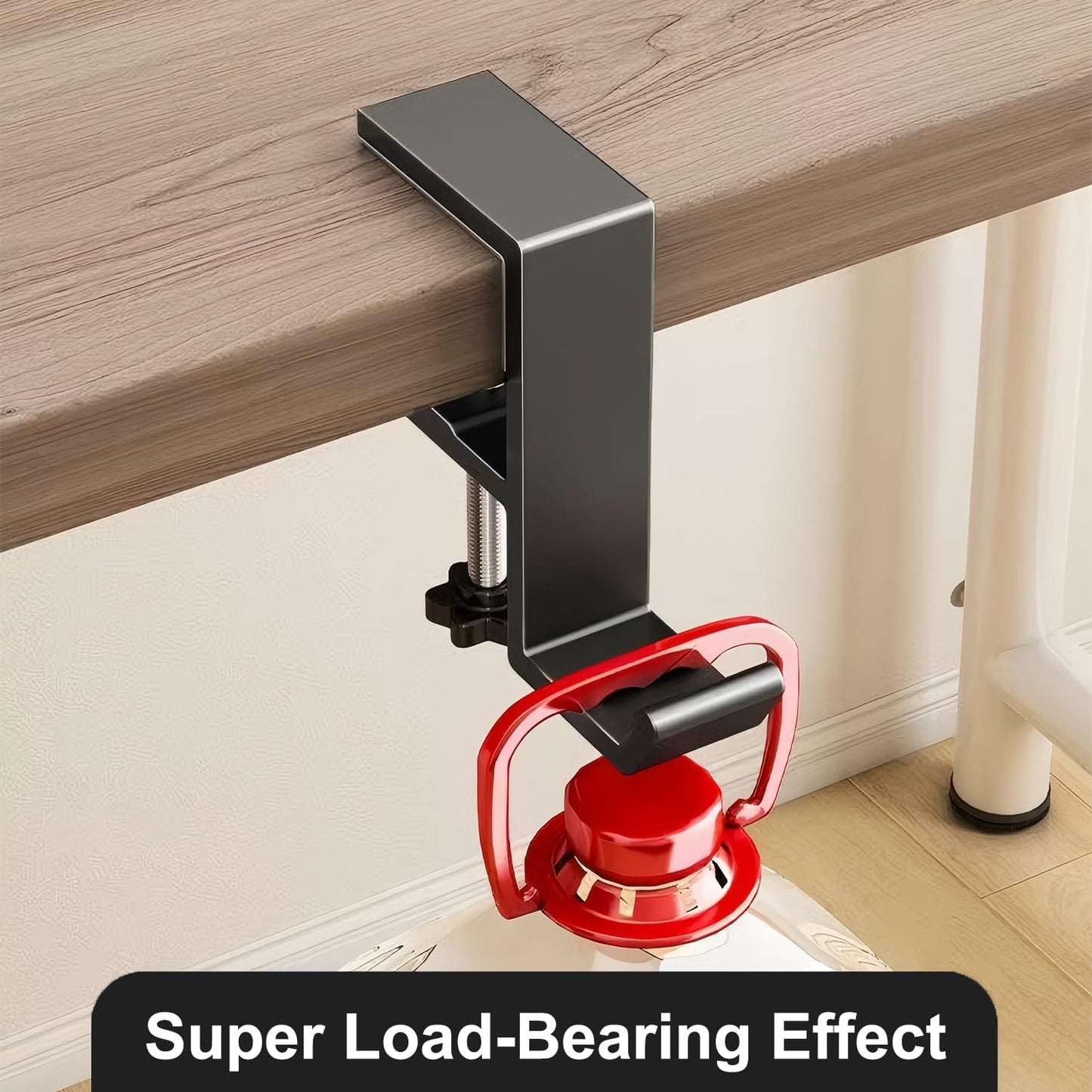 JAKO Headphone Stand - Aluminum Alloy Headphone Holder, Under Headset Stand for Desk Fit for PC Gaming Headset Hanger Hook Suitable for Office, Computer, Student Class Desk, Handmade Creator Table