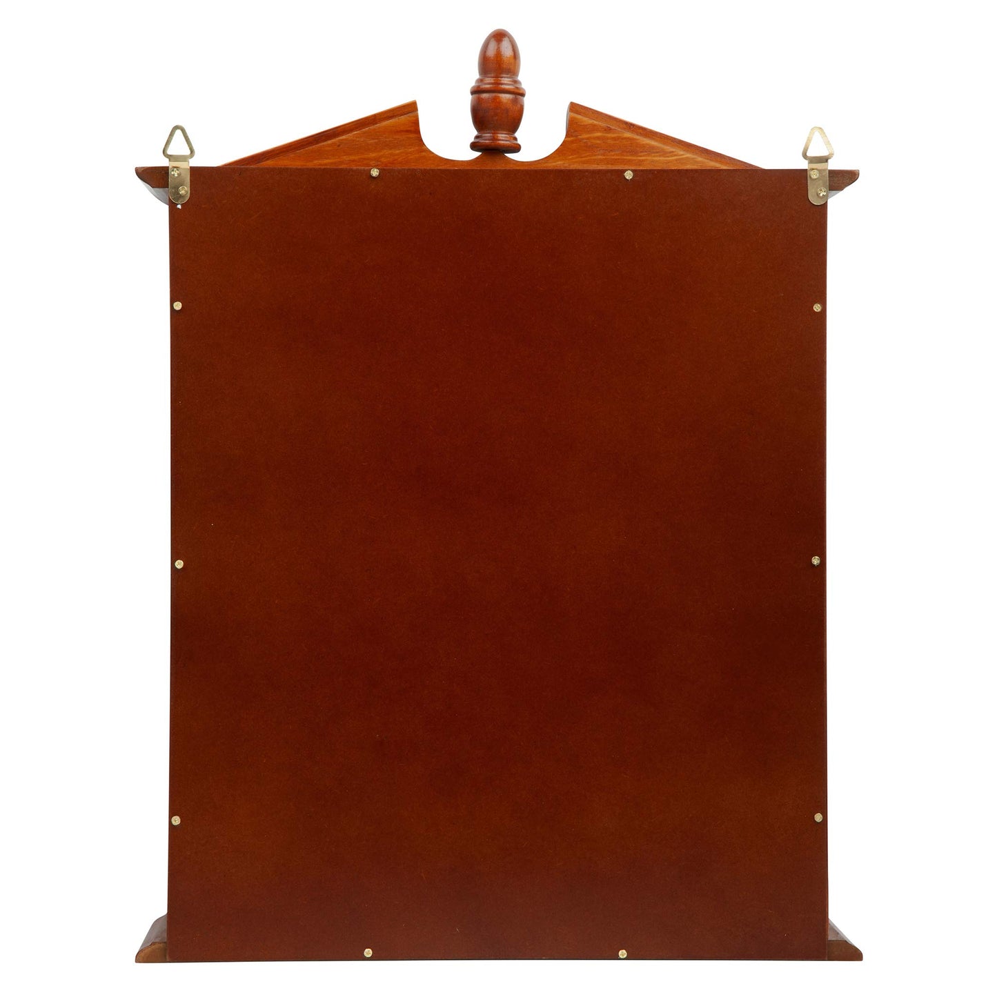 Design Toscano Amesbury Manor Glass Wall Mounted Storage Curio Cabinet, Mahogany