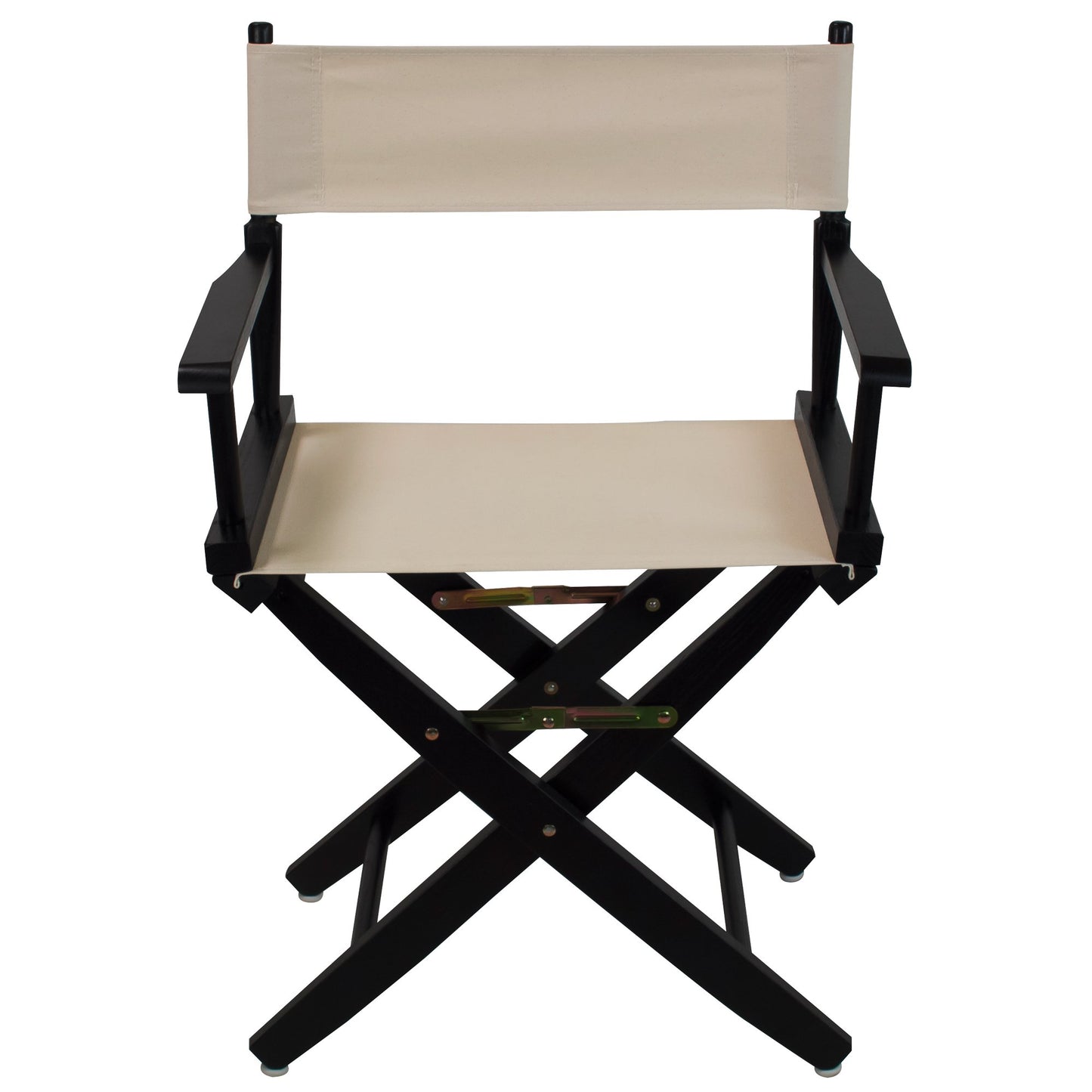 American Trails Extra-Wide Premium 18" Director's Chair Black Frame with Natural Canvas