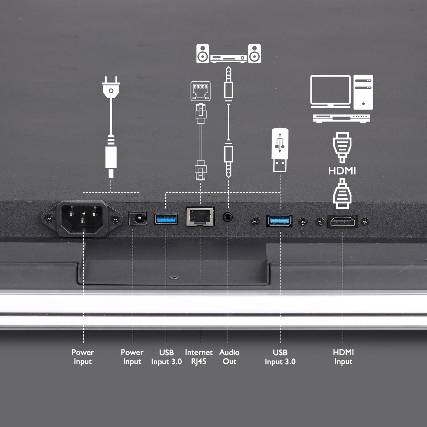 YOURYOKE 24×32 Inch Smart Vanity Bathroom Mirror with 21.5" Waterproof Touchscreen TV, Android OS, Weather Clock Date,WiFi/Bluetooth/HDMI, Anti-Fog, 3-Color LED Lights,Bedroom,Hotel&Spa Wall Mounted
