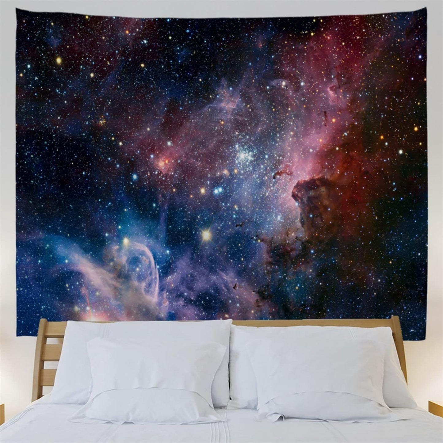 goodbath Small Tapstry, Outer Space Universe Galaxy Star Tapestries Wall Hangings for Living Room Bedroom Dorm, 60 x 40 Inch, Colorful