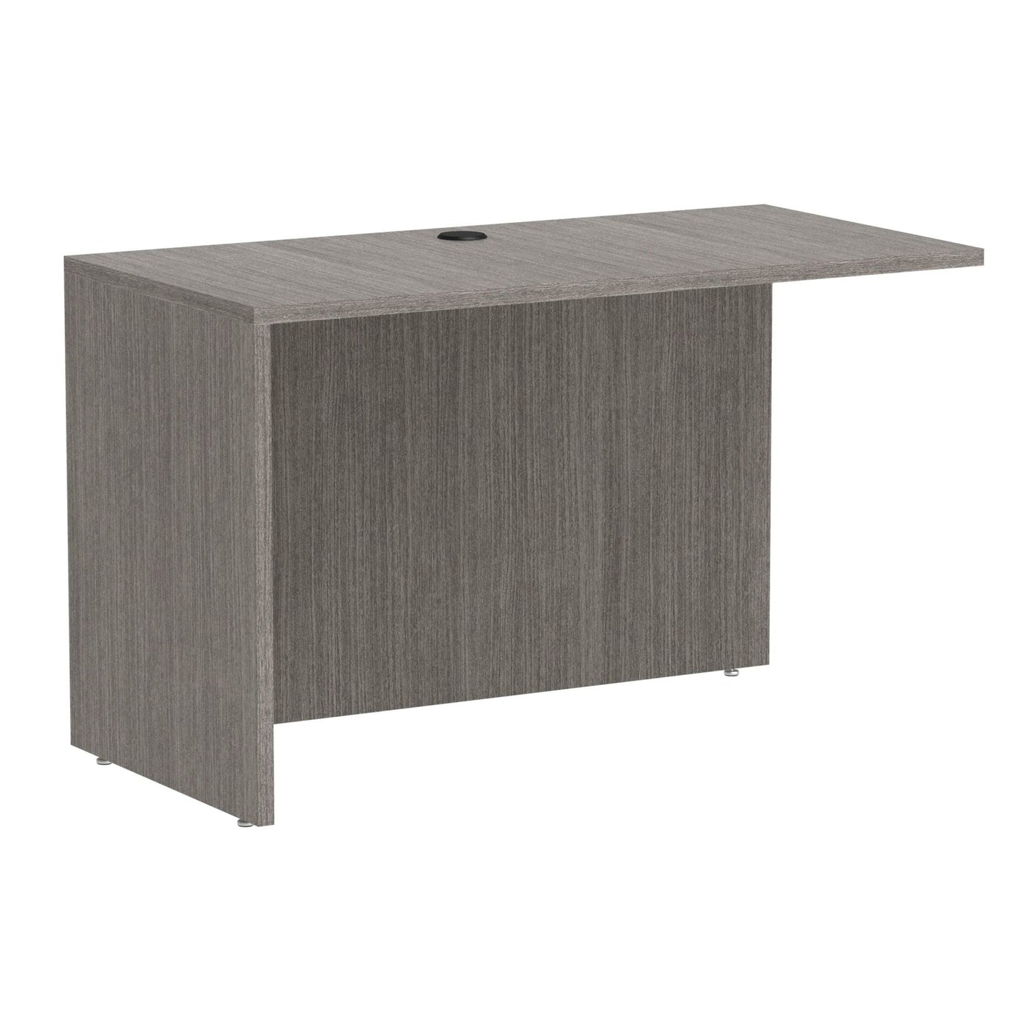 Alera Alera Valencia Series Reversible Return/Bridge Shell, 47.25w x 23.63d x 29.5h, Gray