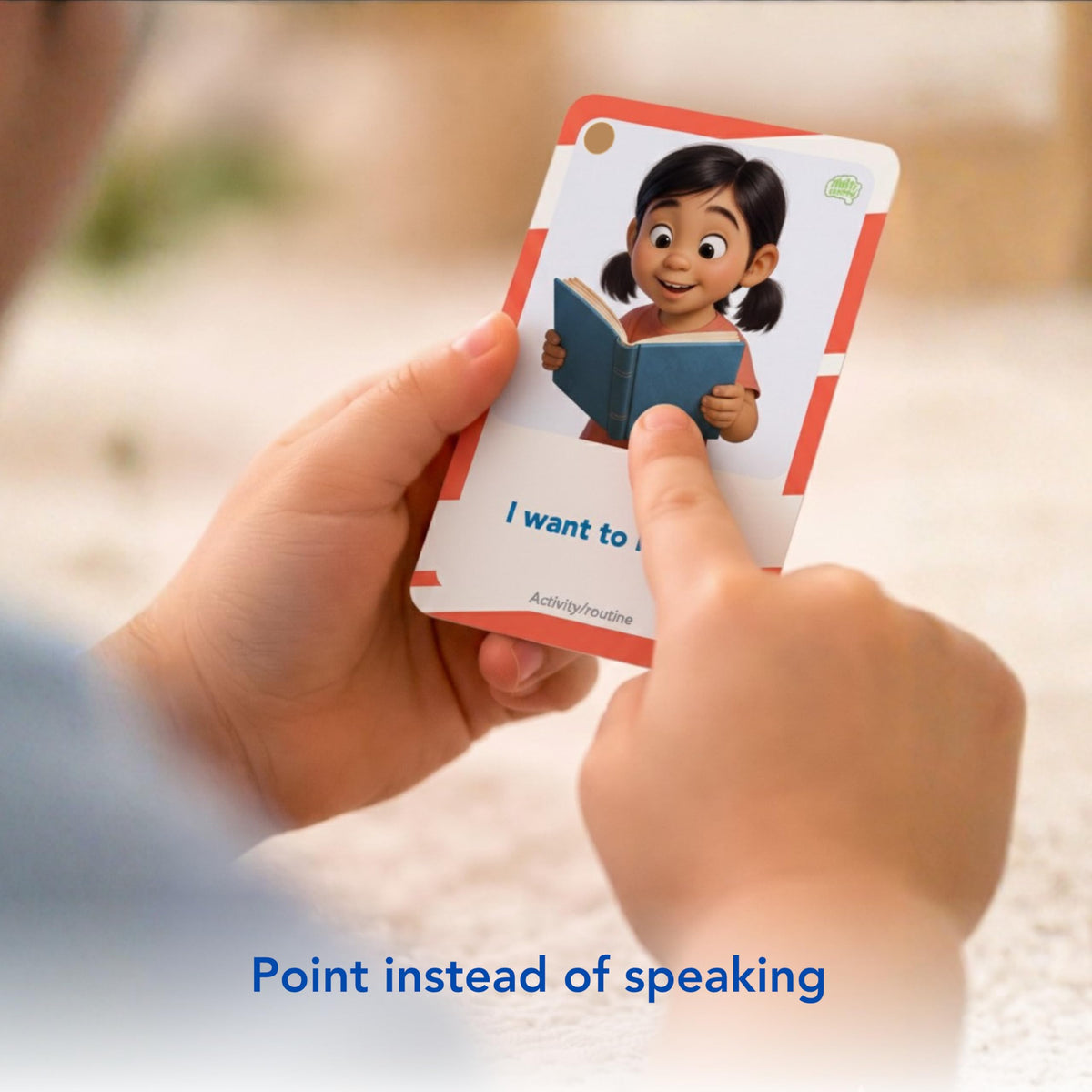 Visual Aid – Kids’ Communication Cards – 30 Durable 700gsm Flashcards for Needs & Feelings