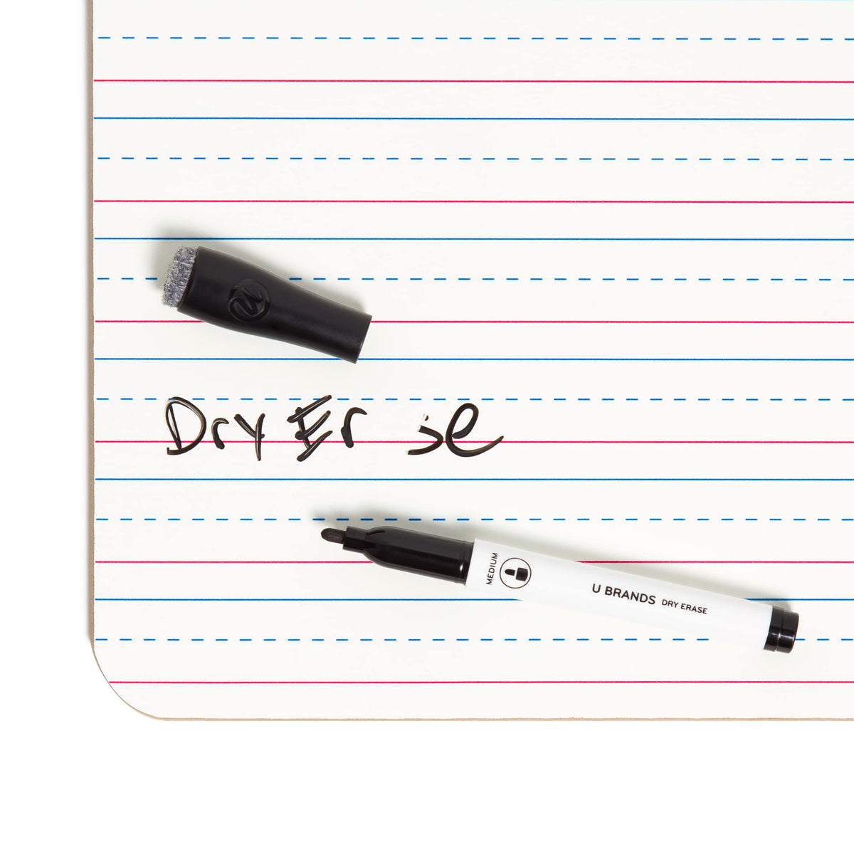 U Brands Dry Erase Lapboards, 24 Pack, 9" x 12", Double-Sided Small Whiteboards for School, Student Lapboards for Classroom, School & Homeschool Supplies, Portable Mini Whiteboard Set