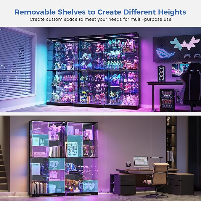 HNEBC Lighted Display Cabinet