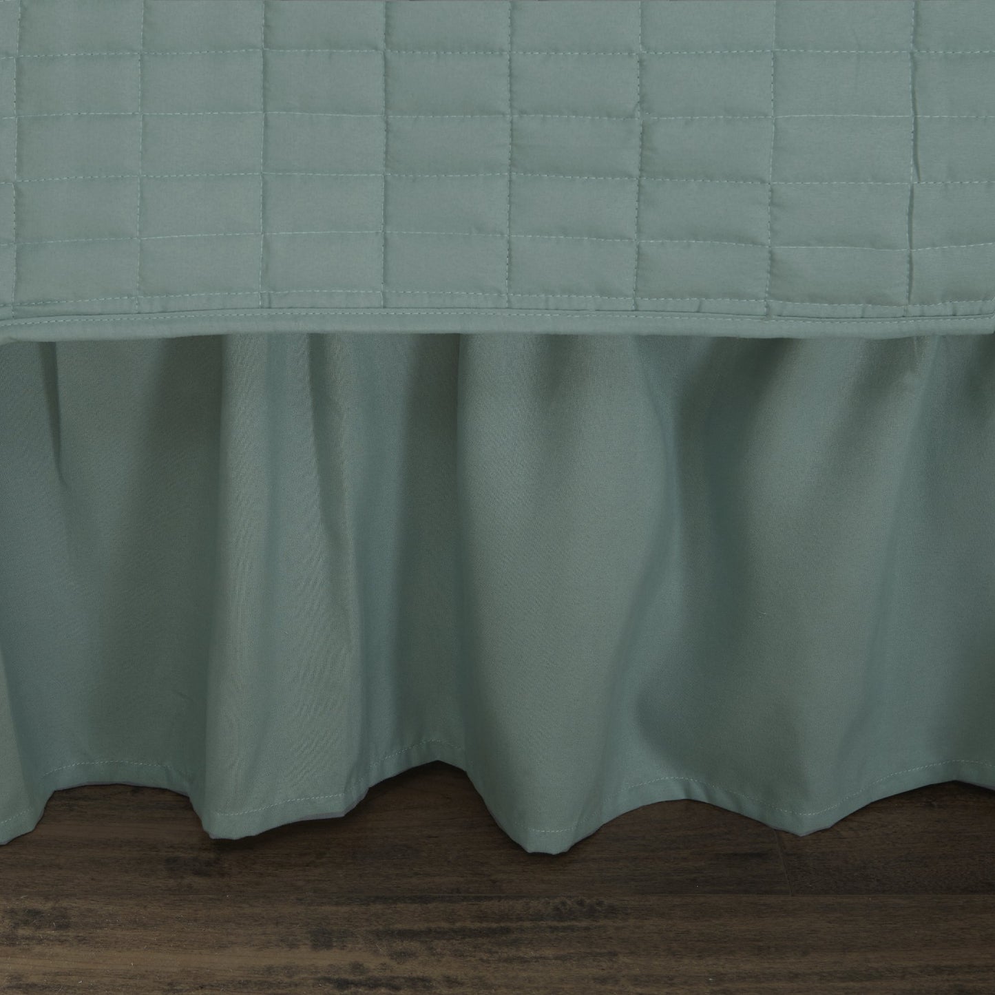 Comfort Spaces Daybed Cover - Luxe Double Sided Quilting, All Season Cozy Bedding with Bedskirt, Matching Shams, Kienna Sage Green75"x39" 5 Piece