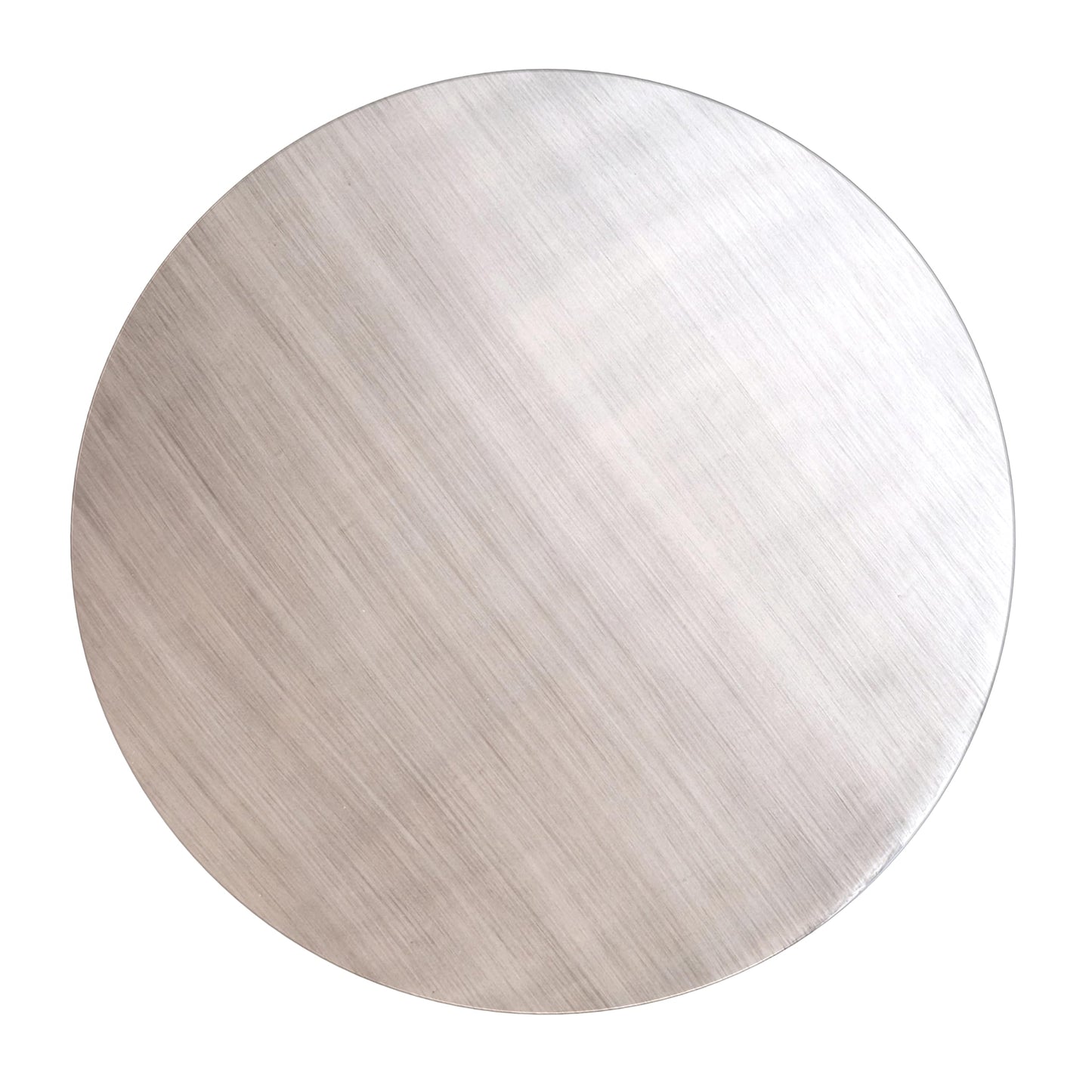 SIMPLIHOME Johnsen Metal Table - 15 inch Wide Solid Iron Round Accent Table in Antique Silver, Boho Side or End Table for Living Room or Bedroom with Etched Geometric Pattern, Assembled