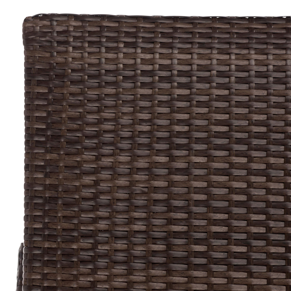 SAFAVIEH Outdoor Patio Furniture Collection – Alex Brown & Taupe Quick Dry Foam Lounger, Adjustable Outdoor Chaise, Modern Curved Design (PAT7545B)