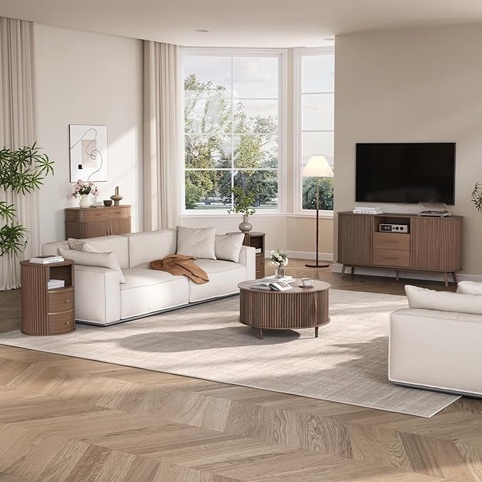 JOINICE Round Coffee Table