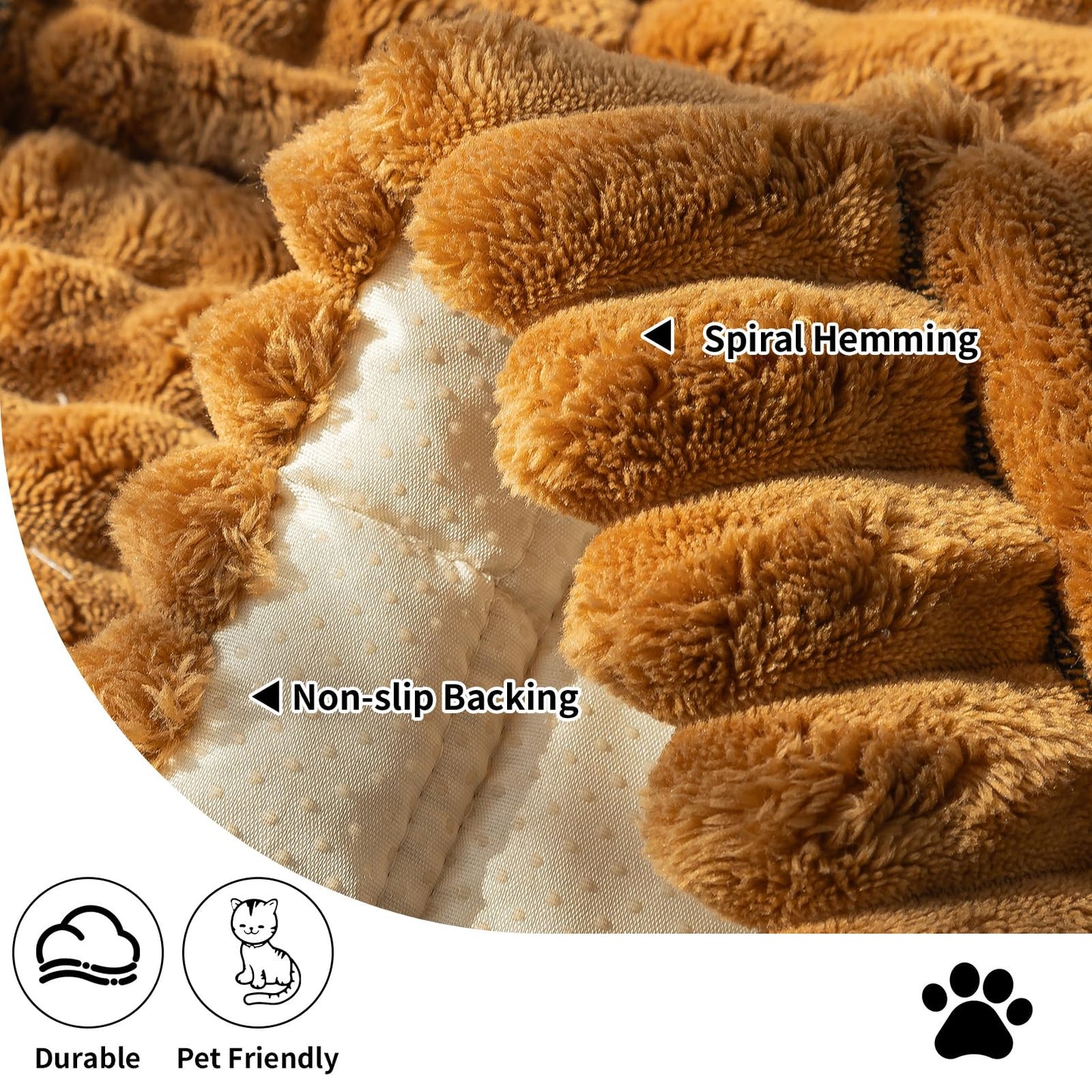 MDSASFD Sofa Couch Cover, Sofa Covers for Dogs Washable, Non-Slip Striped Sofa Slipcovers for Sectional Sofa, Sofa Cover Furniture Protector for L Shaped(Light Brown, 27.6"x 27.6")