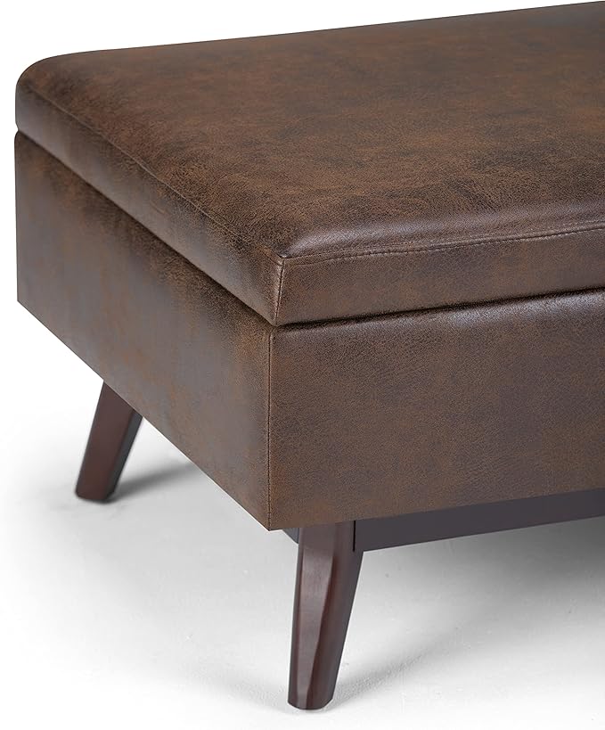 SIMPLIHOME Owen Coffee Table Storage Ottoman