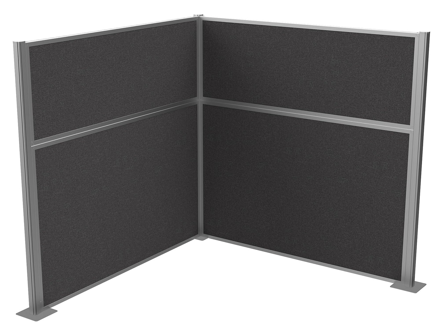 Versare Hush Panel Cubicle Kit | Workstation Partition Walls | Sound Dampening Cubicle Walls | Partitions for Desks