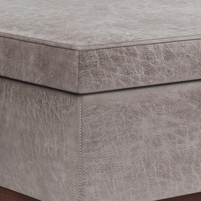 SIMPLIHOME Owen Lift Top Coffee Table Storage Ottoman