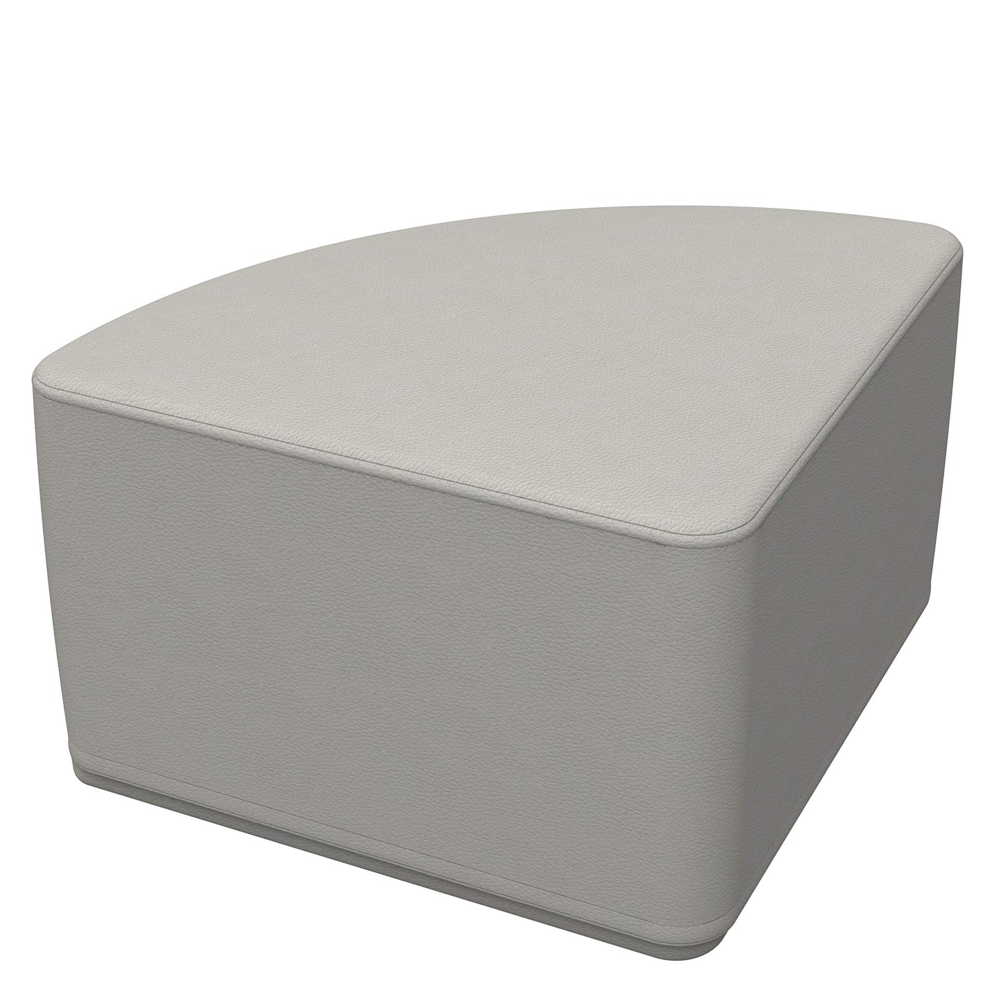 FDP SoftScape Pie Ottoman, Collaborative Flexible Seating for Kids, Teens Soft, Sturdy Foam Furniture for In-Home Learning, Classrooms, Offices, Libraries, Junior 12" H (4-Piece) - Navy/Powder Blue