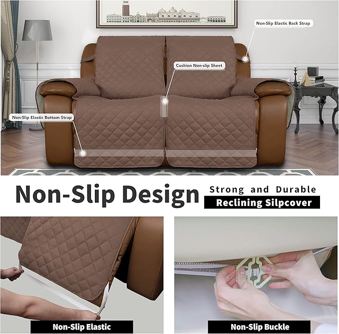 Easy-Going Recliner Sofa Cover, Reversible Couch Cover
