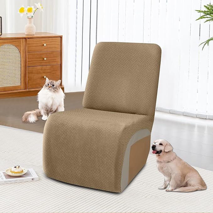 ALIECOM 100% Waterproof Recliner Sectional Couch Covers L Shape Stretch Corner