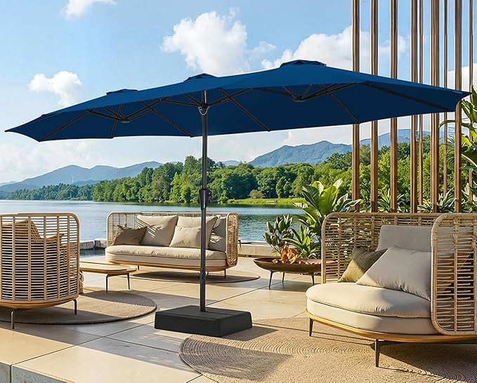 SUPERJARE 15FT Outdoor Patio Umbrella