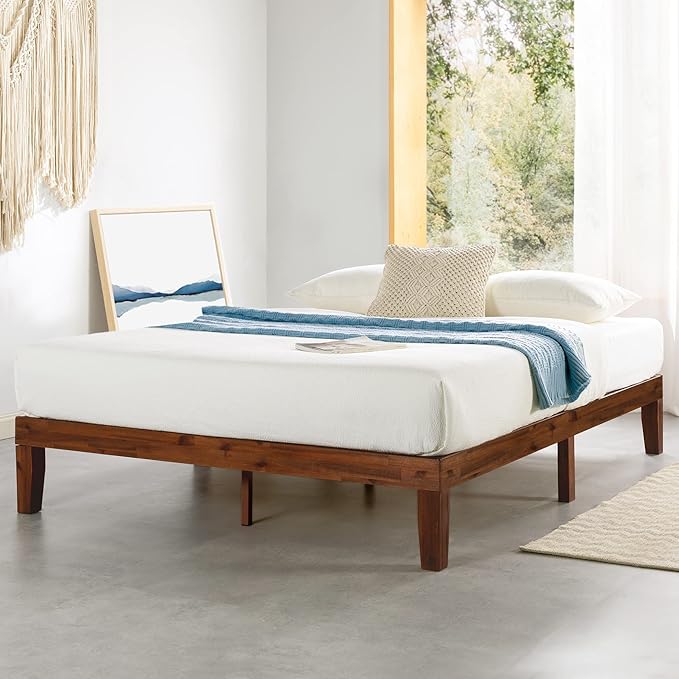 Mellow Naturalista Classic 12 Inch Solid Wood Platform Bed