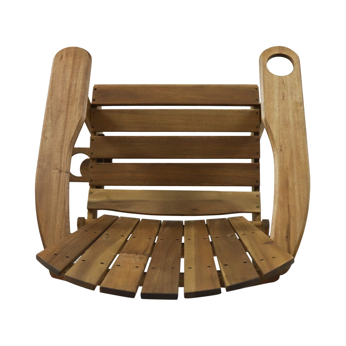 Christopher Knight Home Cynthia Outdoor Acacia Wood Folding Adirondack Chair, Natural