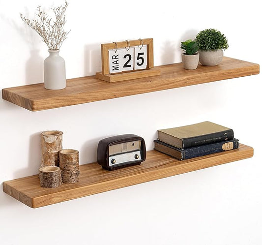 Floating Shelves for Wall, Round Edge Wall Shelves