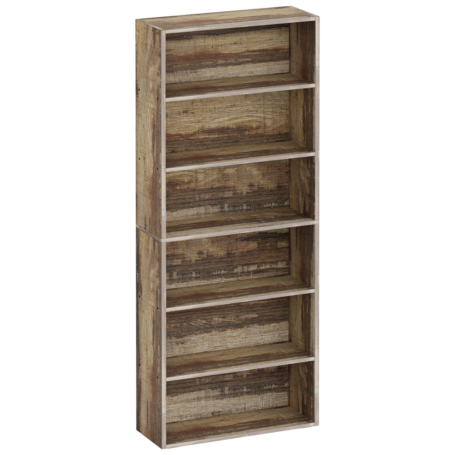 IRONCK Bookshelves and Bookcases Floor Standing 6 Tiers Display Storage Shelves 70 in Tall Bookcase Home Decor Furniture for Home Office, Living Room, Bed Room