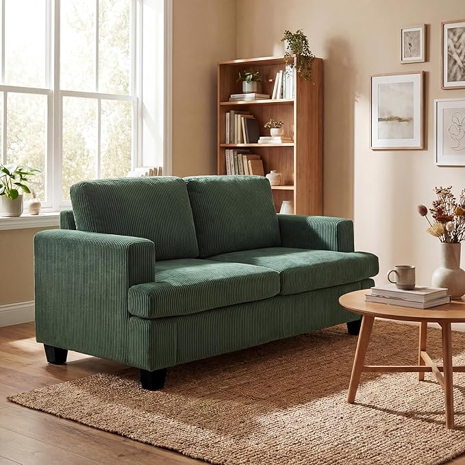 YOUDENOVA Sofa, 63” Comfy Loveseat Sofa