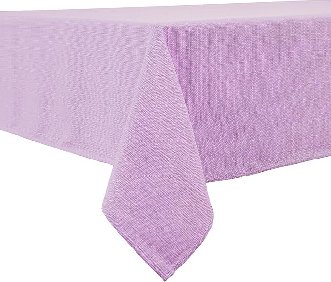 BALCONY & FALCON Rectangle Tablecloth Washable Wrinkle Resistant and Water