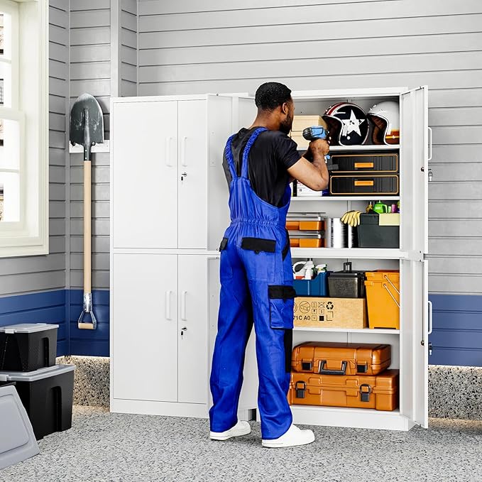 Yizosh Metal Storage Locking Cabinet