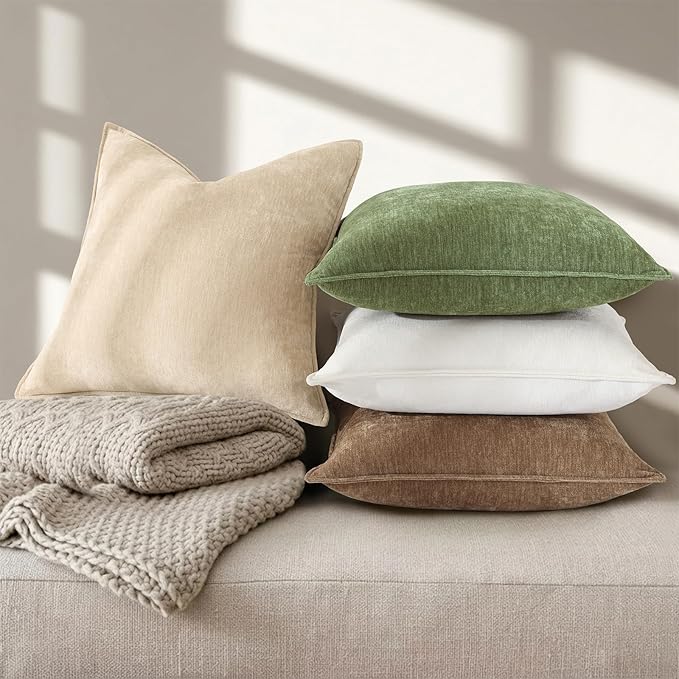 decorUhome Summer Couch Throw Pillow Covers 12x20 Set of 2, Decorative Soft