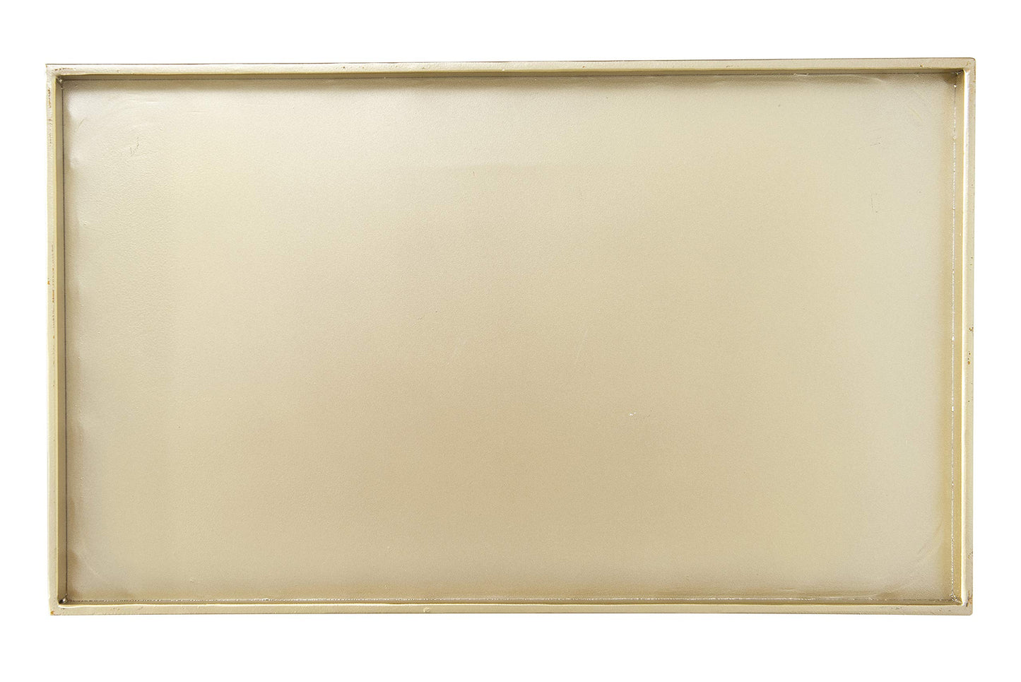 Creative Co-Op Vintage Rectangular Metal End Table with Claw Feet, Gold
