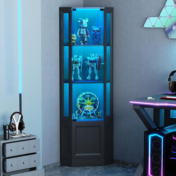 Verano Garden Corner Display Cabinet