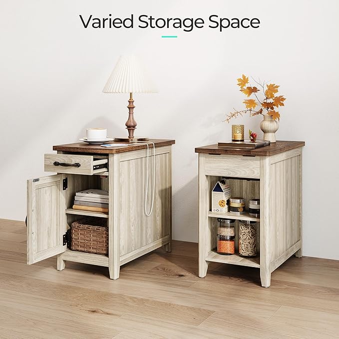 LINSY HOME End Table Set of 2