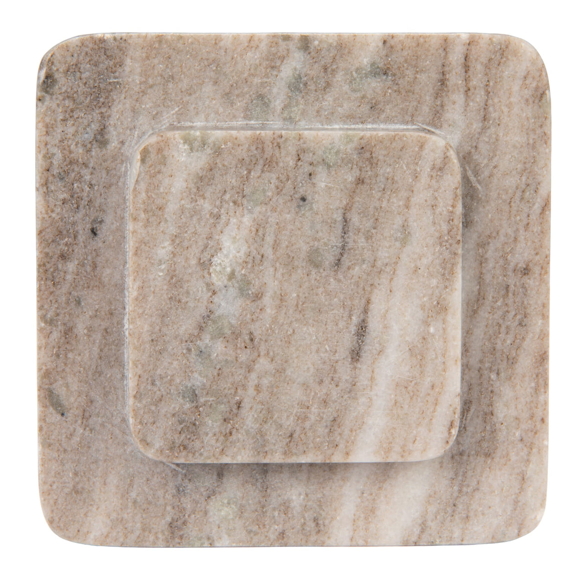 Bloomingville Heavy Duty Marble Bookends, Beige, Set of 2