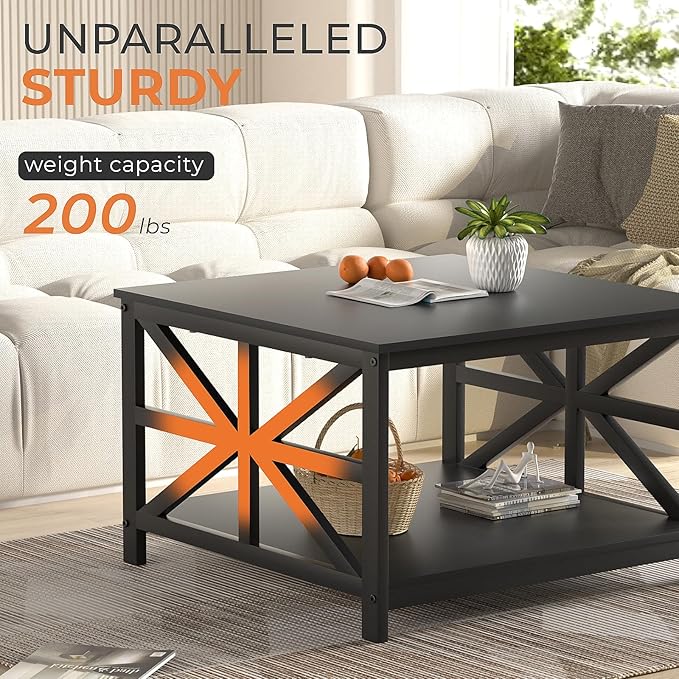 GreenForest Modern Living Room Coffee Table