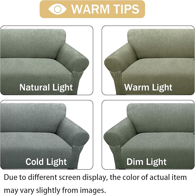 Armchair Slipcover with 1 Pillow Cover
