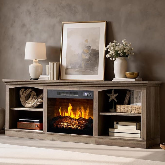 AMERLIFE 70 Inch Fireplace TV Stand