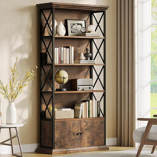 GOLDDAY 5-Tier Tall Bookcase