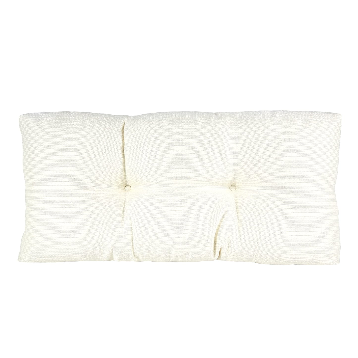 Klear Vu The Gripper Non-Slip Tufted Bench Cushion for Indoor Furniture, Assembled in USA, Entryway Storage, Bay Window, Corner Nook or Piano Seat, 30 Inches, Solid Ivory